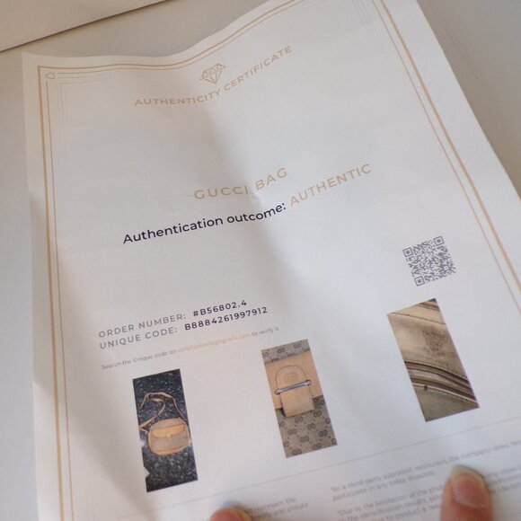 Authentic Gucci Shoulder Bag Vintage Leather Monogram Canvas Signature Purse - Picture 14 of 14